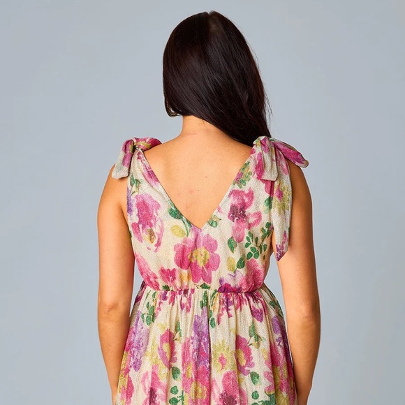 Melanie tie-shoulder mini dress - Picture 2 of 3